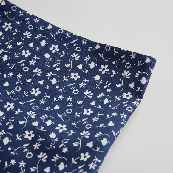 Geassorteerde droogdoeken van marineblauw katoen - set van 3 (marineblauw)