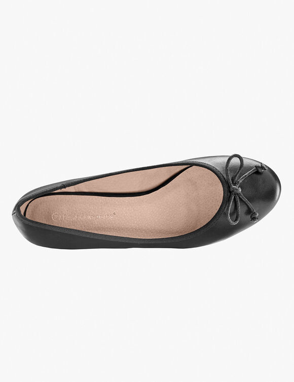 Ballerines plates (noir)