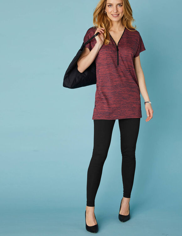 Legging taille élastiquée - lot de 2 (kaki / noir)