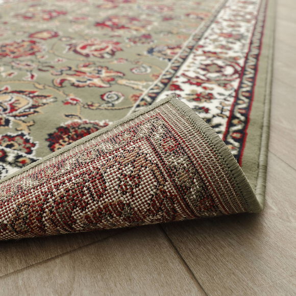 Tapis rectangulaire motifs perse (vert)