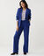 Pantalon large, fluide (bleu encre)