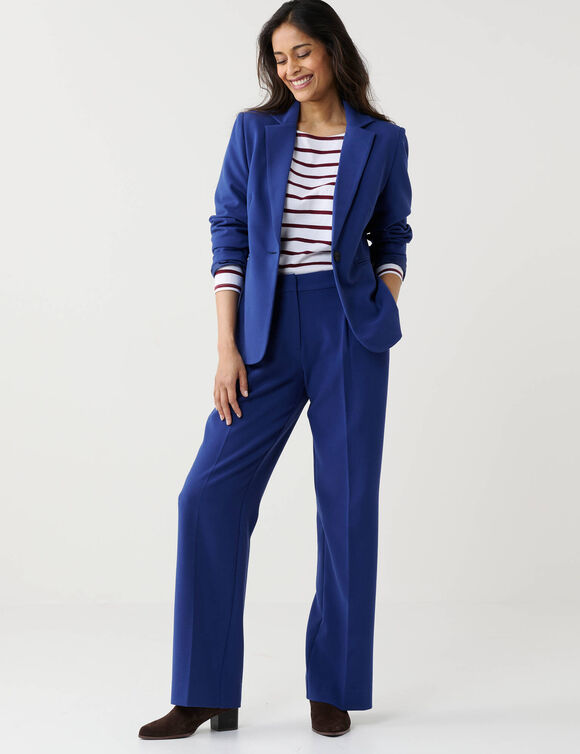 Pantalon large, fluide (bleu encre)