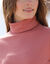 Sous-pull col roul&eacute; coton stretch uni (terracotta)
