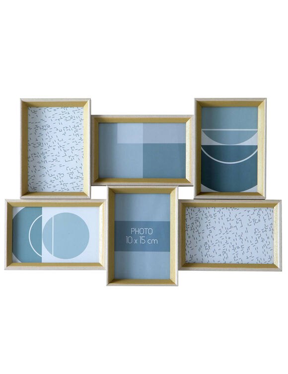 P&ecirc;le-m&ecirc;le 6 cadre-photos bois (bois)