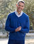 Pull col V 80% laine (marine)