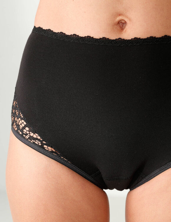 Culotte menstruelle jour et nuit - lot de 2 (noir)