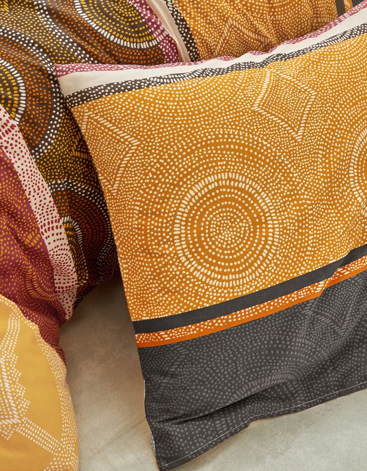 Linge de lit Youssou coton (chocolat)