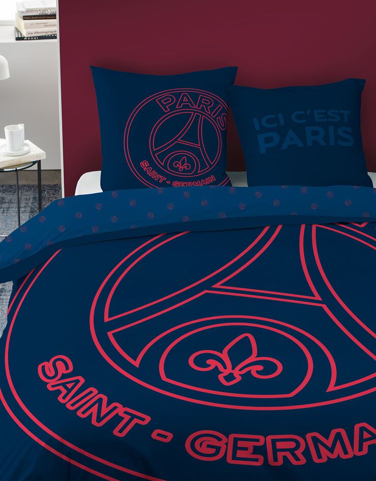 Lakenset Paris Saint Germain® - katoen (marineblauw)