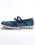 Ultrasoepele sportballerina's met scratchsluiting (marine)