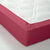 Drap-housse uni polyester - coton bonnet 32 cm (rose pivoine)