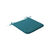 Galette de chaise unie forme carrée - lot de 2 (bleu canard)