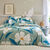 Linge de lit Anemone coton (vert)