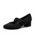 Hakschoenen met riempje (zwart)