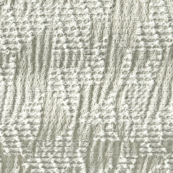 Rekbare stoelhoes, grafisch vlekkenmotief (beige)