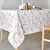 Nappe imprimé serpentins dorés (wit / goudkleurig)