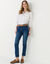 Effen katoenen blouse (wit)