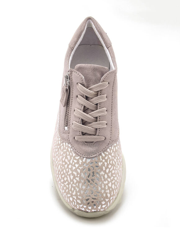 Derbies en cuir Hallux Confort (beige)