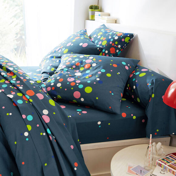 Linge de lit Pétillant coton  (anthracite)