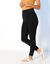 Legging met hoge taille, speciaal voor koud weer, uit molton (zwart)