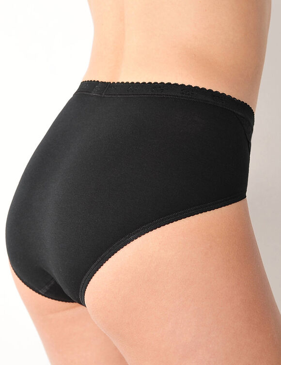 Midislip Chic, set van 3 kopen + 1 GRATIS (1) (zwart)