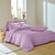 Linge de lit uni coton  (lavande)