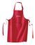 Schort voor kinderen, personaliseerbaar (rood)