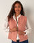 Mouwloos vest met ronde hals (chiné roze)