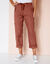 Oprolbare broek in battlestijl (terracotta)