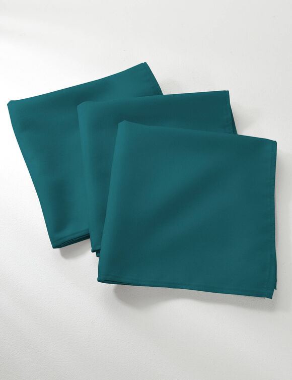 Effen tafellaken, makkelijk onderhoud (eendenblauw)