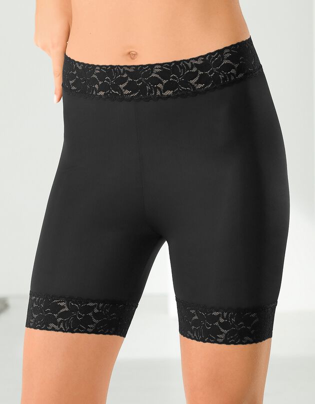 Culotte panty dentelle - lissant (noir)