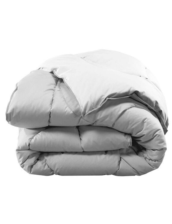 Tweekleurig donsdeken (grijs + wit)