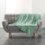 Plaid polaire, toucher peluche (vert sauge)