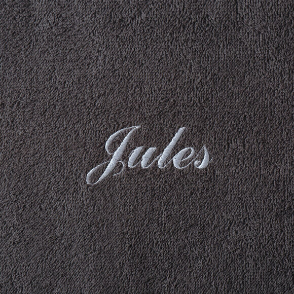 Collection serviettes de bain personnalisables confort moelleux (anthracite)