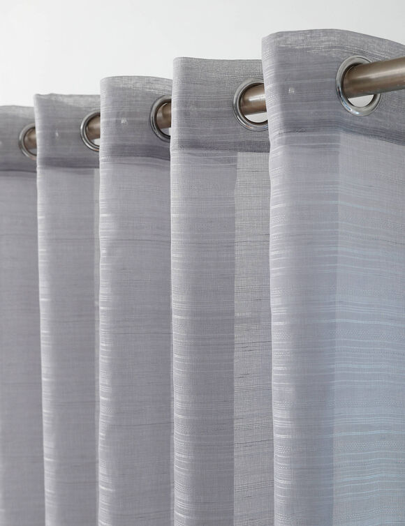 Panneau voile fines rayures (gris)
