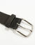 Ceinture en croûte de cuir tannage végétal (noir)