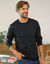 T-shirt col rond manches longues - lot de 3 (noir + vert + tilleul)
