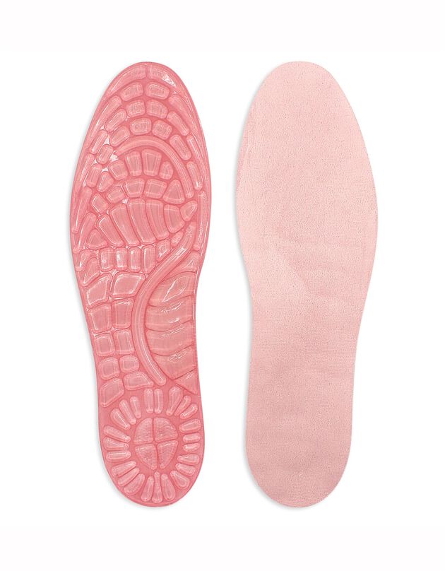 Semelles gel confort découpables femme (rose)