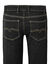 Jean droit stretch arrondi sous le ventre - entrej. 77 cm (black)