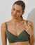 Soutien-gorge coton stretch avec armatures  - lot de 2 (nude + kaki)