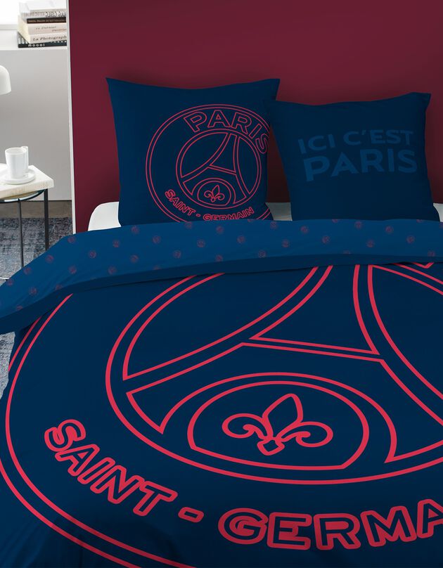 Lakenset Paris Saint Germain® - katoen (marineblauw)