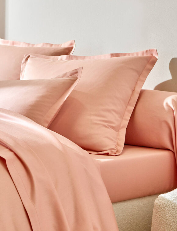Linge de lit satin uni (rose blush)