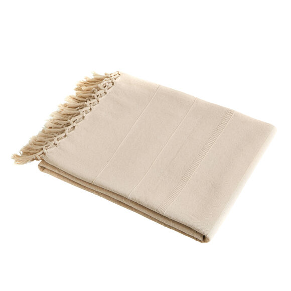 Nappe coton tissage artisanal (écru)