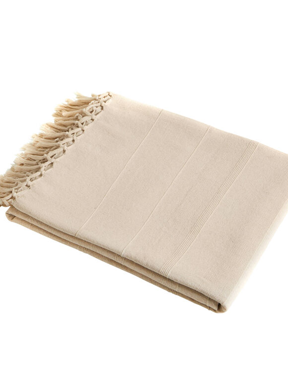 Nappe coton tissage artisanal (écru)