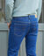 Jean droit basique coton stretch - L32 (stone)