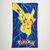 Drap de bain enfant Pokemon&reg; &agrave; personnaliser, &eacute;ponge et velours coton - 320g/m2, &agrave; personnaliser (bleu)