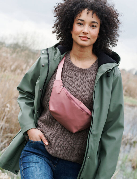 Sac banane, polyamide recyclé(**) (rose foncé)