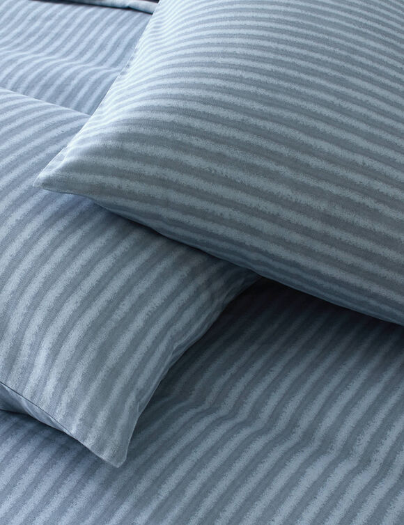 Linge de lit Charly - coton 52 fils/cm&sup2; (bleu)