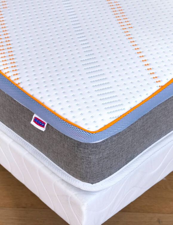 Surmatelas mousse haute qualité sensation latex (blanc)