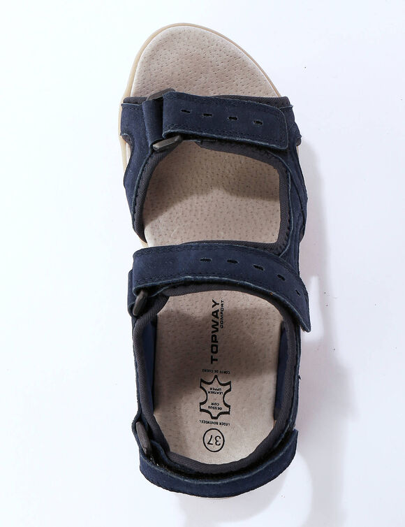 Sandales de randonn&eacute;e ouverture totale (marine)