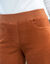 Rechte "ultracomfort" broek in ribfluweel (karamel)